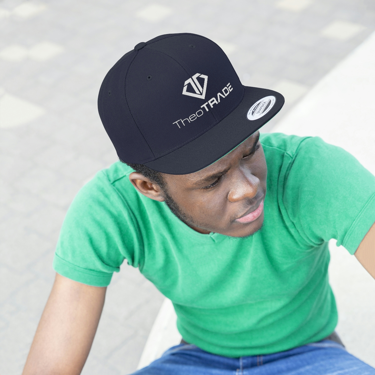 TheoTRADE Unisex Flat Bill Hat - Image 5